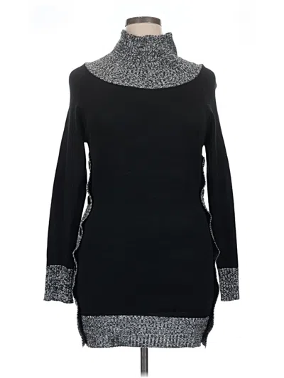 Pre-owned Made With Love Turtleneck Sweater In Black