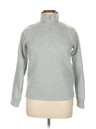 Pre-owned Made With Love Turtleneck Sweater In Gray