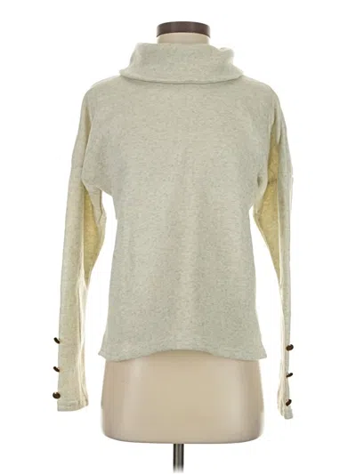 Pre-owned Made With Love Turtleneck Sweater In Gray