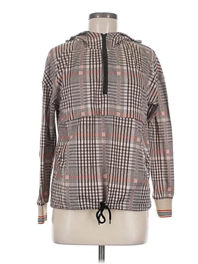 Pre-owned Made With Love Zip Up Hoodie In Brown