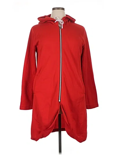 Pre-owned Made With Love Zip Up Hoodie In Red