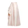 Madebyza Women's Pink Blush Sculptural Wide-leg Trousers In Pink