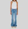 Madeintomboy Ursula Flared Denim Jeans In Blue Comfort In Blue