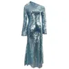 Madeleine Simon Studio Women's Emili Cote D'azure Ocean-eyes Babyblue Sequin Dress