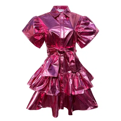 Madeleine Simon Studio Women's Pink / Purple Dragon Fire Pink Metallic In Pink/purple