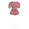 Madeleine Simon Studio Women's Swedish Strawberry Haus Top In Red