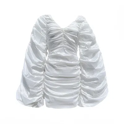 Madeleine Simon Studio Women's White The Architect A Structurally Significant Wedding Dress