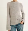 Madeleine Thompson Aida Top In Smoke Grey In Grey