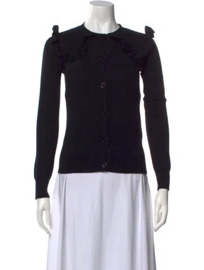 Pre-owned Madeleine Thompson Cashmere Crew Neck Sweater In Black