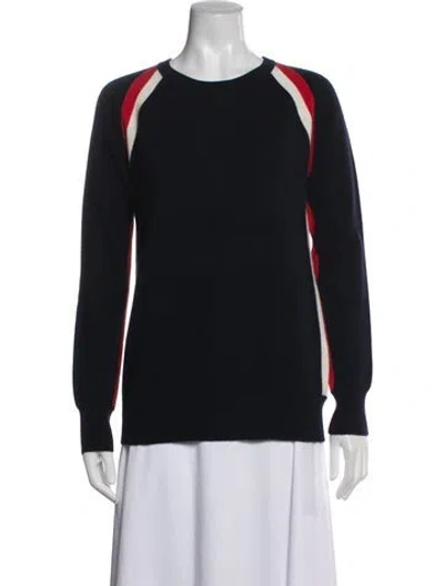 Pre-owned Madeleine Thompson Cashmere Crew Neck Sweater In Black