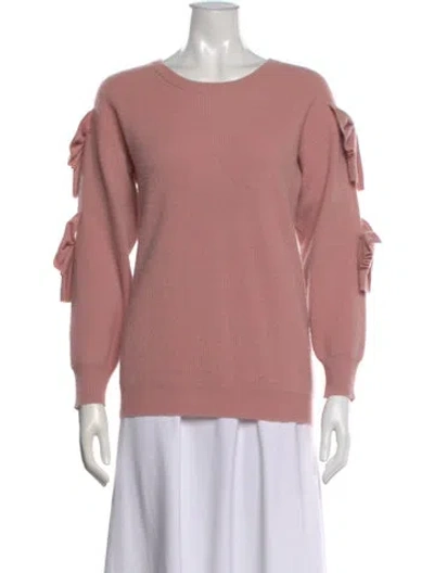 Pre-owned Madeleine Thompson Cashmere Crew Neck Sweater In Pink