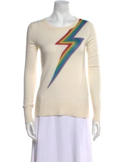 Pre-owned Madeleine Thompson Cashmere Graphic Print Sweater