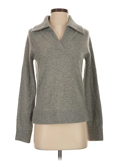 Pre-owned Madeleine Thompson Cashmere Pullover Sweater In Gray