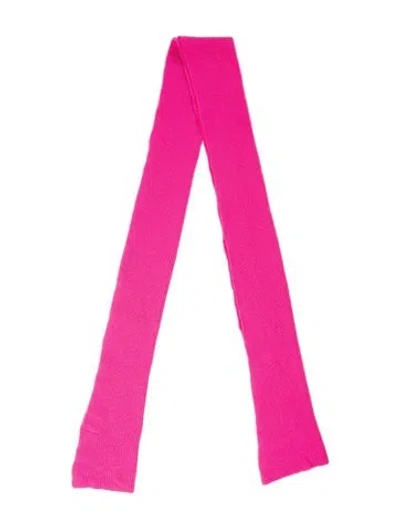 Pre-owned Madeleine Thompson Cashmere Scarf In Pink