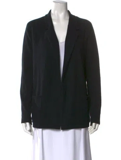 Pre-owned Madeleine Thompson Cashmere V-neck Sweater In Black