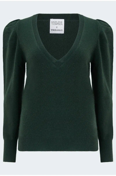 Madeleine Thompson Lilith Jumper In Khaki In Khaki&#47;green