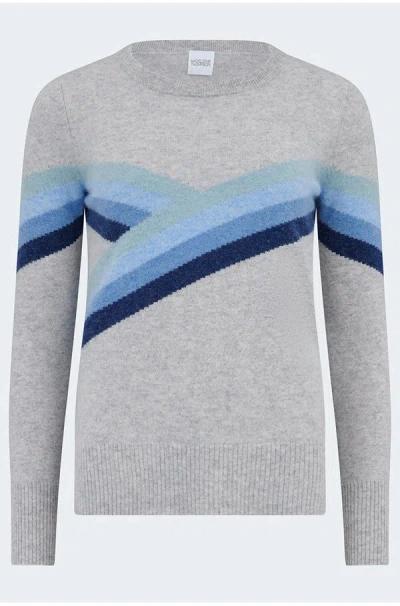 Madeleine Thompson Myna Jumper In Grey Blue
