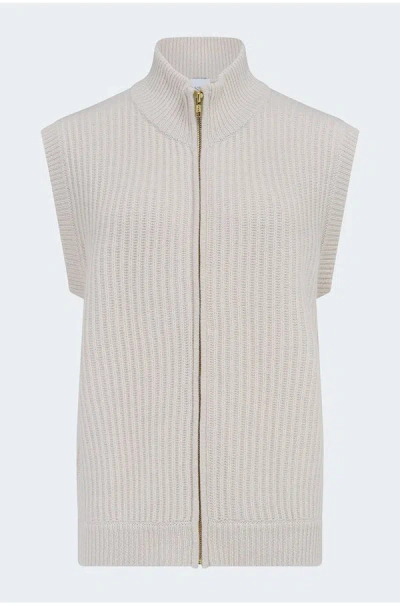 Madeleine Thompson Osprey Sweater In New Cream In White