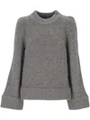 Madeleine Thompson Wool Blend Sweater In Multi
