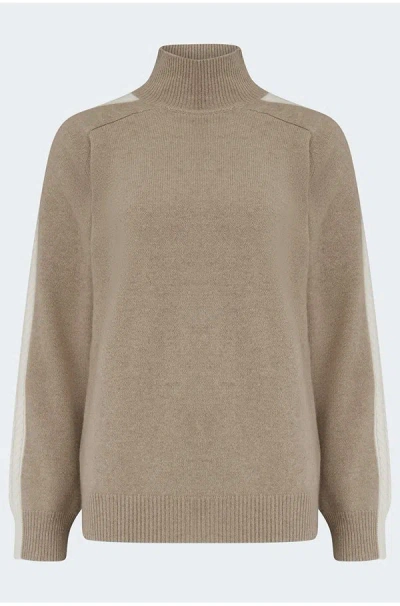 Madeleine Thompson Warhol Top In Oatmeal In Sand