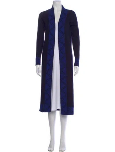 Pre-owned Madeleine Thompson Wool Patterned Sweater In Blue