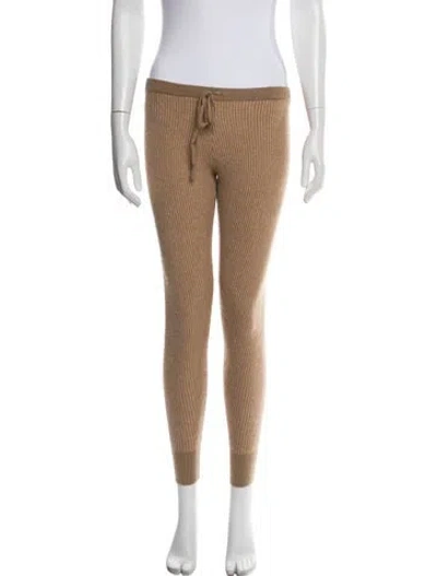 Pre-owned Madeleine Thompson Wool Sweatpants In Neutral
