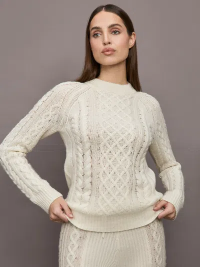 Madeline Thompson Delilah Top In Cream