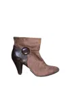 Madeline Women's Cinderella Ankle Boot In Coffee Bean In Multi