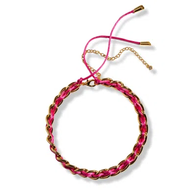 Mademoiselle Jules Women's Pink / Purple Pinkalicious Necklace