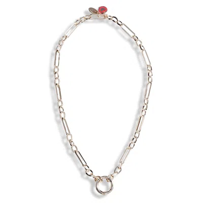 Mademoiselle Jules Women's Silver Argentum Necklace In Metallic