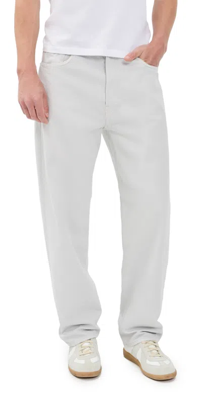 Madewell 1991 Loose Garment Dye Jeans Aluminum In Silver