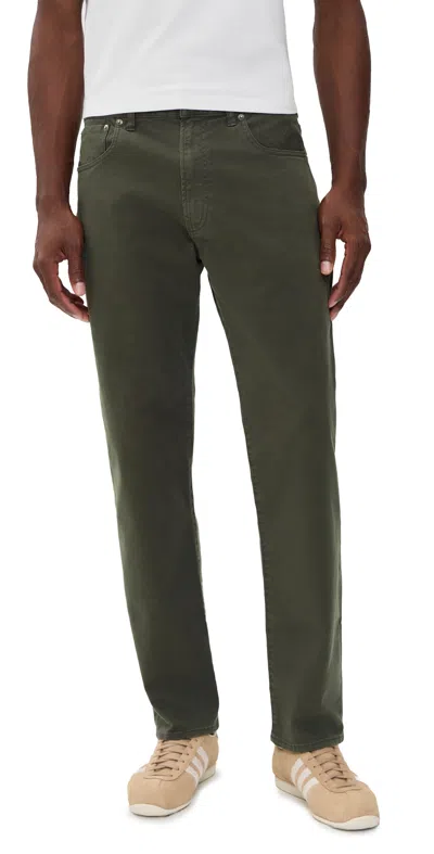 Madewell 1991 Straight All Day Pants Soot In Green