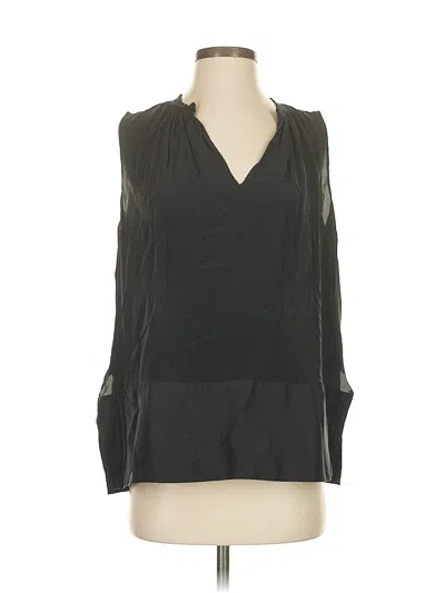 Pre-owned Madewell 3/4 Sleeve Blouse In Black