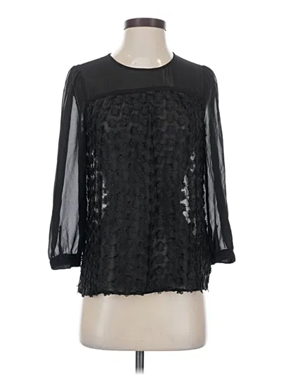 Madewell 3/4 Sleeve Blouse In Black