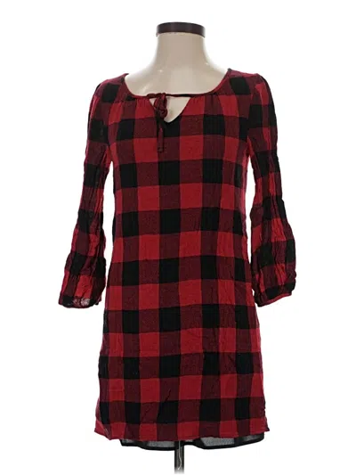 Pre-owned Madewell 3/4 Sleeve Blouse In Red