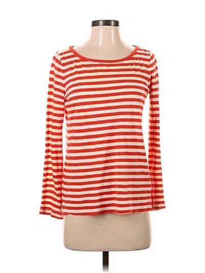 Pre-owned Madewell 3/4 Sleeve T-shirt In Red