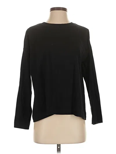 Pre-owned Madewell 3/4 Sleeve T-shirt In Black