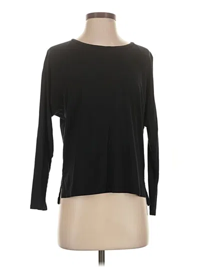Pre-owned Madewell 3/4 Sleeve T-shirt In Black