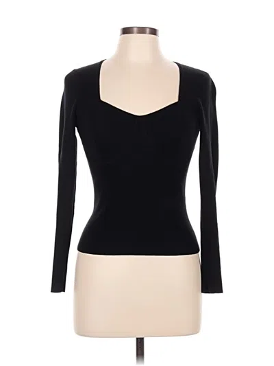 Pre-owned Madewell 3/4 Sleeve T-shirt In Black