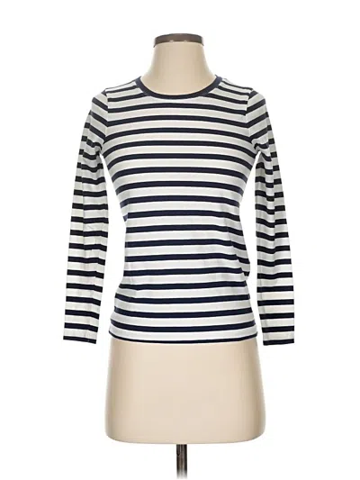 Pre-owned Madewell 3/4 Sleeve T-shirt In Blue