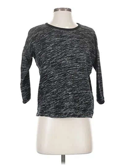 Pre-owned Madewell 3/4 Sleeve T-shirt In Gray