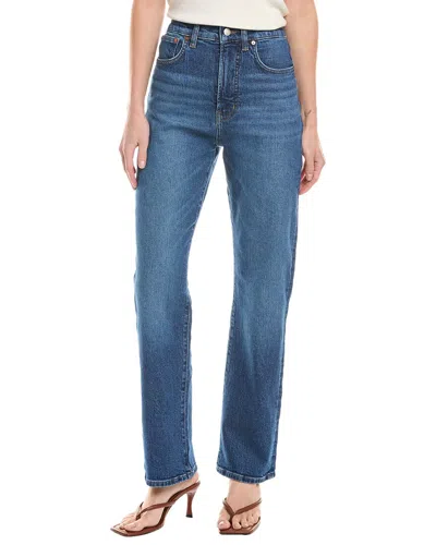 Madewell 90's Barlow Wash Straight Jean In Blue