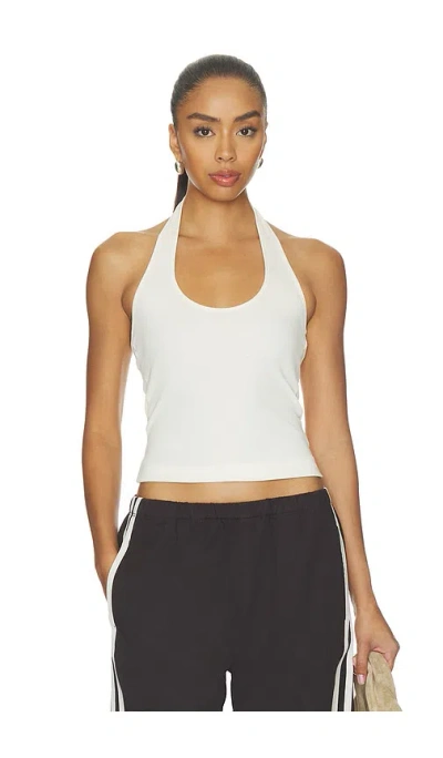 Madewell 90s Halter Top In White