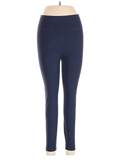 Pre-owned Madewell Active Pants In Blue