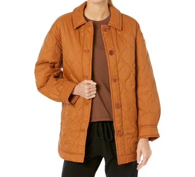 Madewell Airpuff Shirt Jacket In Warm Coffee In Brown