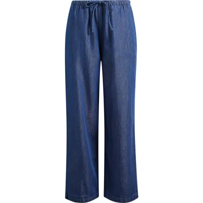 Madewell Airy Denim Pull-on Pants In Blue