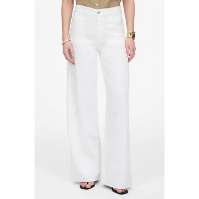 Madewell Airy Denim Superwide Leg Jeans In Tile White