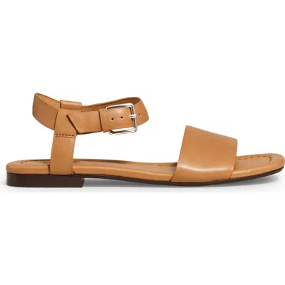 Madewell Alicante Ankle Strap Sandal In Desert Camel