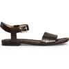 Madewell Alicante Ankle Strap Sandal In Roasted Espresso