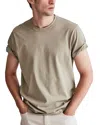 Madewell Allday Garment Dyed Cotton T-shirt In Weathered Sage